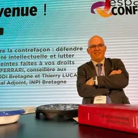 Thierry Lucas, délégué régional adjoint à l'INPI en Bretagne, intervenait lors du CFIA de Rennes en mars 2022.