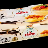 La crème brûlée est l'un des produits phare de Rians à l'export.