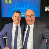 Arnaud de Maret, directeur d'EMC2 et Philippe Mangin, président de la coopérative. © DR