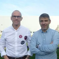 De gauche à droite : Olivier Vallée et Tugdual Rabreau, fondateurs avec Alain Garrec, d'Atom Food. © Th. G.