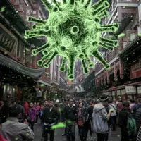 Le coronavirus pourrait coûter 0,2 à 1,4 point à la croissance chinoise. © DR