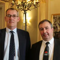 A gauche, Jean-Pierre Bonnet, président de Limousin Promotion.A droite, Jean-Marc Escure, directeur général de Limousin Promotion. © V. R.