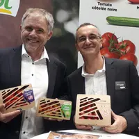 Pierre-Yves Jestin (à gauche), président de Savéol, et Ronan Loison, nouveau directeur général. © T. G-C.