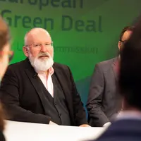 Frans Timmermans, vice-président exécutif chargé du pacte vert pour l'Europe le 4 mars. © Xavier Lejeune EC - ...
