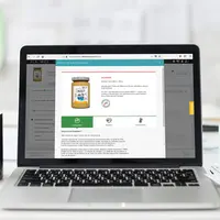 Une fiche produit Intermarché : miel d'apiculteur de la gamme Merci!, sur la plateforme d'Alkemics. © Alkemics