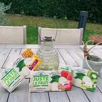 La gamme de mixés de fruits lancée en janvier fonctionne bien. © DR