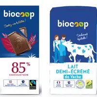 La marque Biocoop s'affiche sur 450 références packagées. © DR