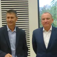 De gauche à droite : Olivier Chaillou et Alain Le Floch, respectivement président et directeur général du groupe Terrena. © Th. G.
