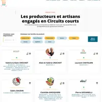 La plateforme digitale Bio Tout court favorise le circuit court en ligne. © Capture d'écran