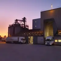 Une unité de transformation des graines légumineuses a été montée dans une usine de Tromelin Nutrition dans le nord-Finistère. © Tromelin Nutrition