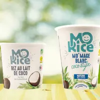 Le mo'mage blanc et le riz au lait de coco ont nécessité un an de travail de R&D. © Mo'Rice