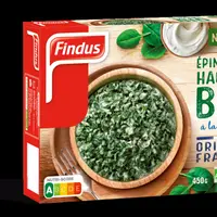 Parmi les nouveautés, Findus décline ses épinards surgelés en bio © Findus