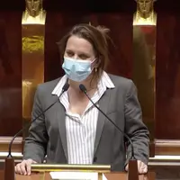 La député LREM Célia de Lavergne est rapporteure du titre V Nourrir de la loi. © Assemblée nationale