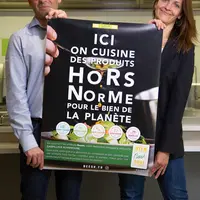Fabien Gastou et Faustine Calvarin, fondateurs de la start-up Beesk. © Asso LesFassinants by ...