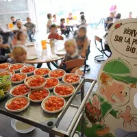 "En 2019, 65 % des restaurants collectifs proposaient des produits bio à leurs convives", selon l'Agence bio.