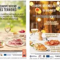 Une campagne d'affichage des produits AOP et IGP du Sud-Ouest a été effectuée sur tout le littoral français lors de l'été 2021.