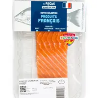 Manche Marée travaille avec Saumon de France pour du saumon Saveurs de Normandie.