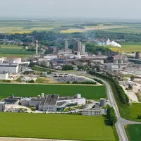 L'Union de coopératives Blétanol a été créée pour organiser la participation des céréaliers dans la société Cristanol. Ici, l'usine d'éthanol de Bazan