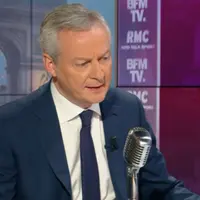 Bruno Le Maire s'est opposé fermement à la reprise de Carrefour par Couche-Tard ce matin sur RMC-BFMTV. © capture d'écran de BFM-TV