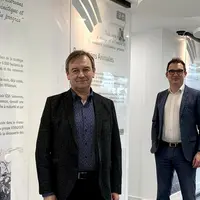 Le président de Vivadour Jean-Marc Gassiot-Bitalis et Nicolas Escamez, arrivé en octobre au nouveau poste de directeur de la stratégie et du développe