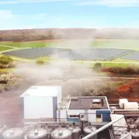 Photomontage de la centrale solaire thermique du projet Lactosol. © Lactosol