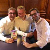 De gauche à droite : Thierry CHIESA (Directeur Général Ekibio),Vincent LANIEZ (Gérant Thera Sana), Arnaud De Saint Trivier (Co-gérant Thera Sana