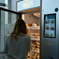 Deux frigos connectés ont été installés à Issy-les-Moulineaux pour les agents de la ville. © Foodles