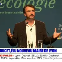 Le candidat EELV Grégory Doucet a été élu à la mairie de Lyon.