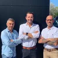 De gauche à droite : Tugdual Rabreau, Alain Garrec et Olivier Vallée, les trois dirigeants d'Atom Food.
