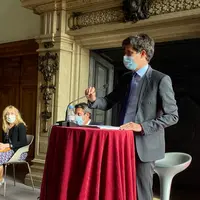Julien Denormandie, ministre de l'Agriculture, hier lors de la présentation du plan de relance. © NM