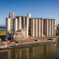 Soufflet a investi 9 millions d'euros pour agrandir ses installations du port de Metz. © Soufflet