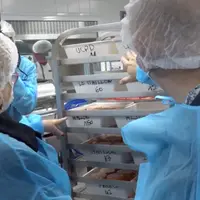 La cuisine centrale de Saint-Leu-La-Forêt produit jusqu'à 500 repas par jour pour les Valdoisiens en difficulté. © Youtube