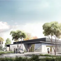 La nouvelle cuisine centrale représente un investissement de 4 millions d'euros TTC. © Laborderie Taulier Architecte