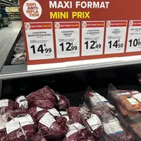 viande bovine dans les rayons