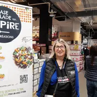 Marie De Sa, responsable régionale du quart nord-est Labeyrie pour les salades Inspire.