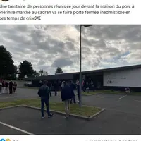 Manifestation à Plérin