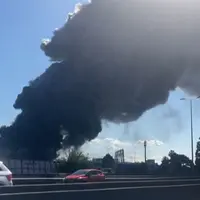 Un incendie a ravagé un enterpot de fruits et légumes à Rungis le 25 septembre