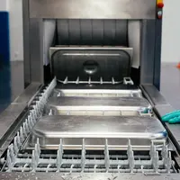 Les plateaux en inox sont déjà bien standardisés, permettant à Eternity Systems d'être efficace.