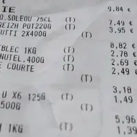 ticket de caisse