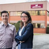 Marie et Cyril Jollivet, présidente et PDG de Ducs de Gascogne à la fin des années 2010.