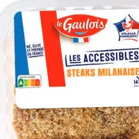 steaks de dinde à la milanaise