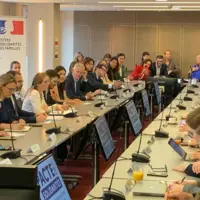 Les représentants de l'Ilec au ministère des Solidarités et des familles