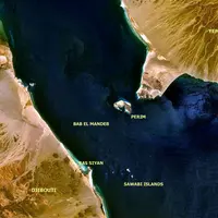 Le détroit de Bab-el-Mandab