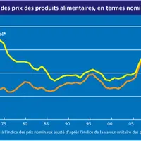Historique de l'indice des prix alimentaires mondiaux calculés par la FAO