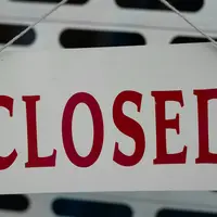 panneau closed