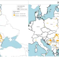 carte de l'europe de l'est