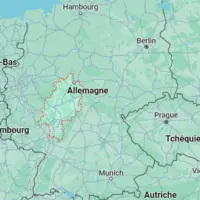 carte de l'allemagne