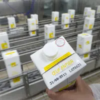 bouteille ovoproduit a l'usine