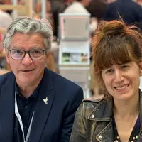 Louis Perrault, président du SNA et Segolene Guerrucci, directrice au SPACE