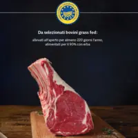 affiche publicitaire en italien sur l'igp boeuf irlandais
